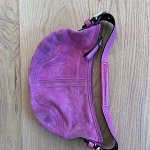 Rare Coach Pink Suede Bag